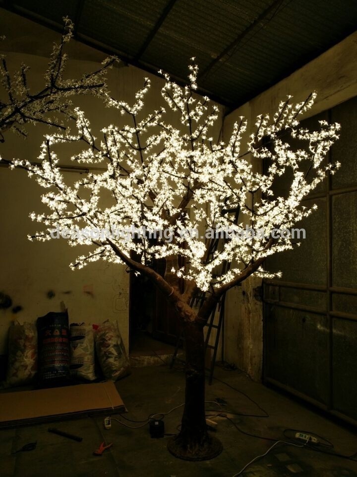 Artificial led cherry blossom tree lamp for weddings event decoration