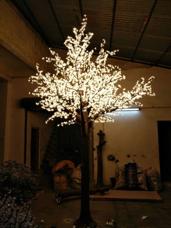 Artificial led cherry blossom tree lamp for weddings event decoration