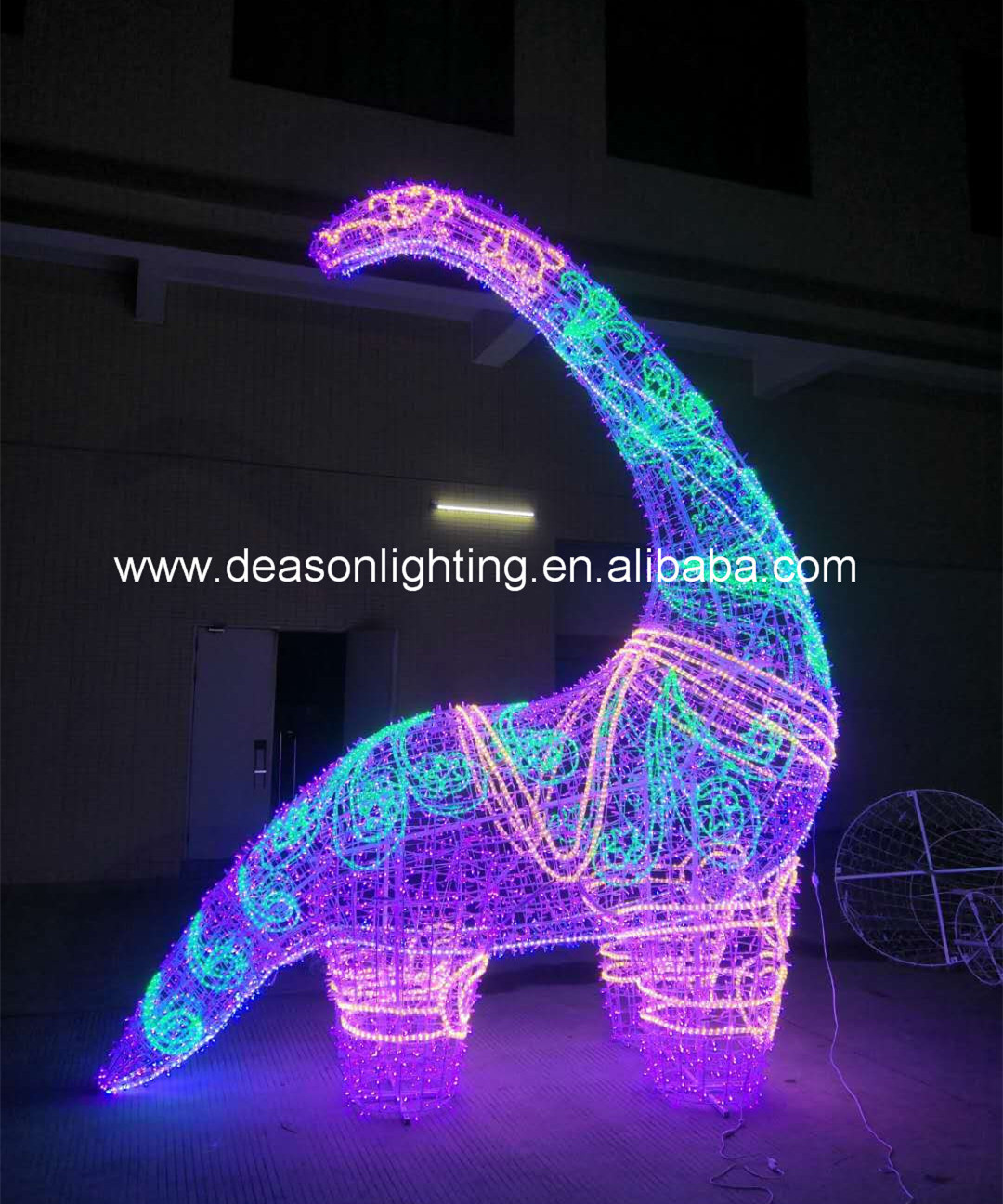 led dinosaur outdoor large christmas lighted decorations