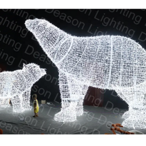 large polar bear christmas outdoor decorations