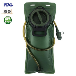 Supply Portable Lightweight Outdoor Running  2L Green Hydration Bladder