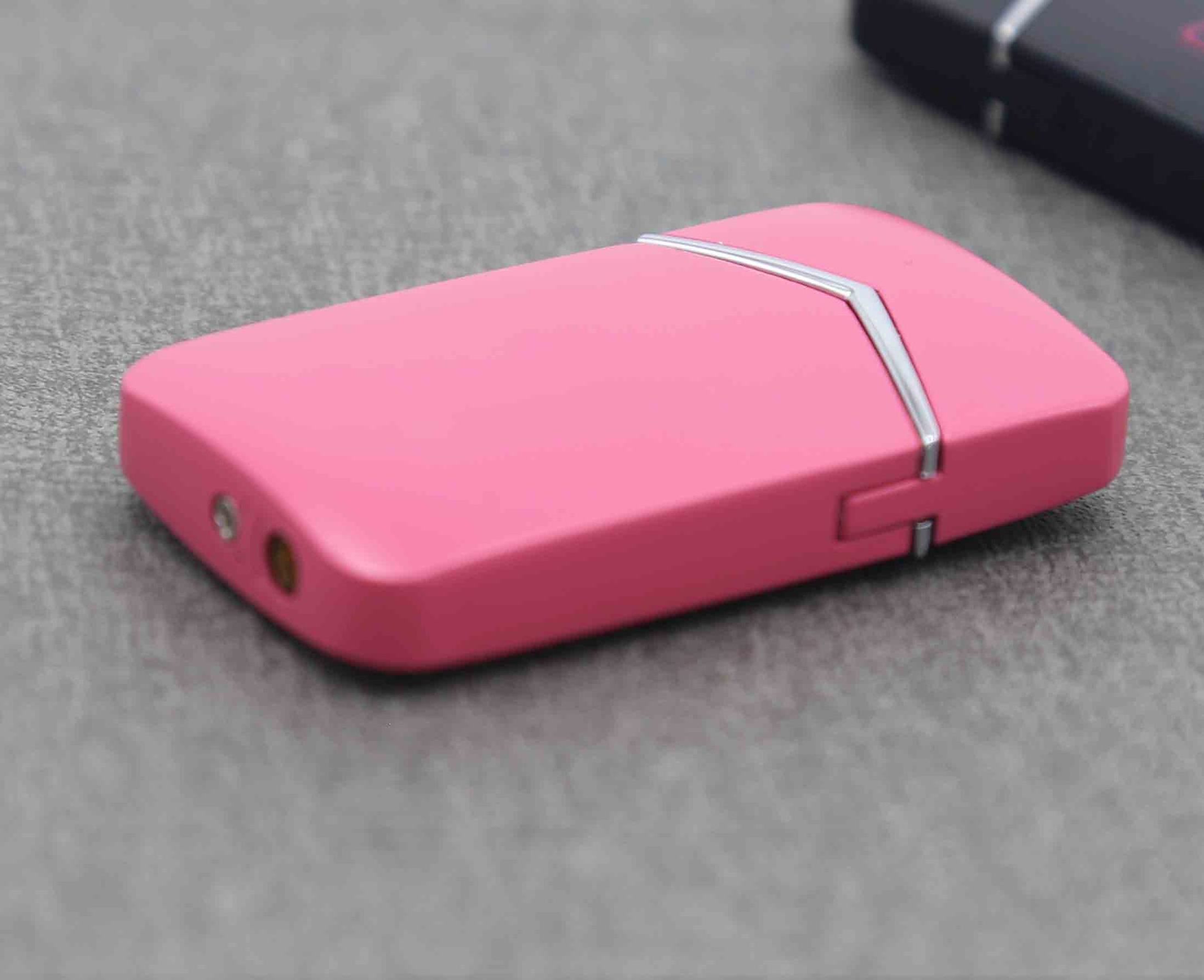 DEBANG Cigarette Lighter  Windproof Touch pink flame Lighter refillable Lighter Custom Logo Outdoor Western OEM Sea Air