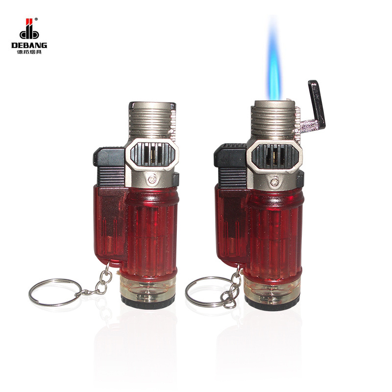 DEBANG Free Sample!! DB-02 CIGAR Refillable Gas LIGHTER pipe sigrate with key chain