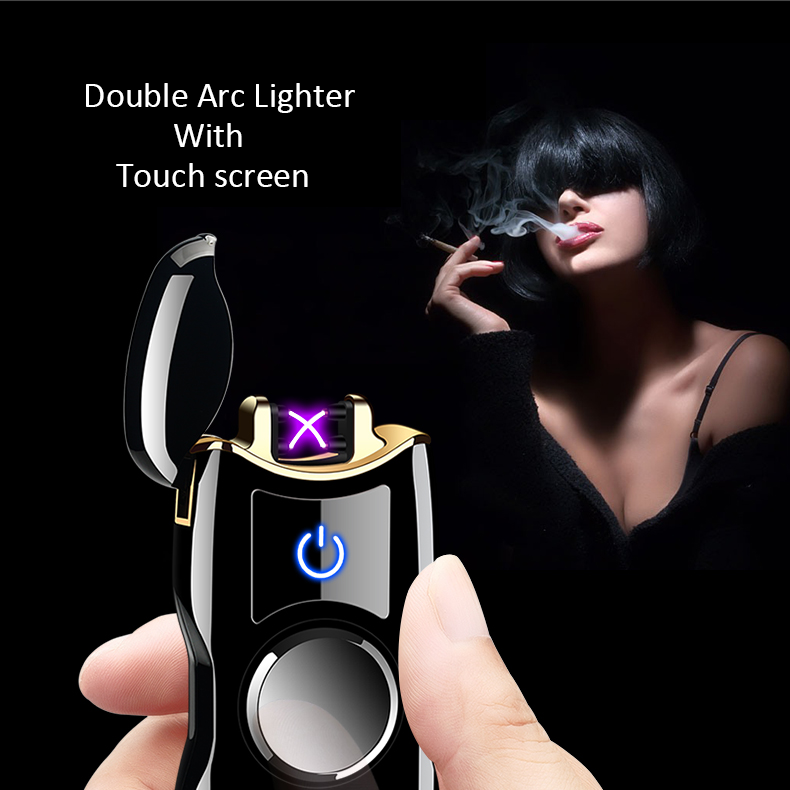 DEBANG Slim Cigar Fingertips hot electric arc smoking accessories lighter USB electr lighter