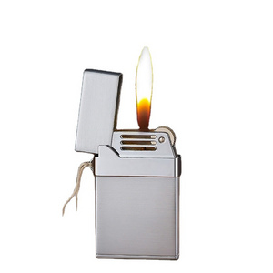 DEBANG Hot selling flameador custom Logo cigarette encendedor flame gas flint lighter