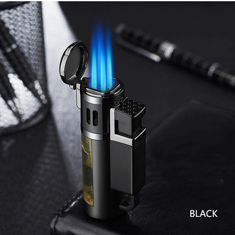 DEBANG Wholesales Rokok DEBANG Smoking Lighters Refillable Four Jet Cigar Torch