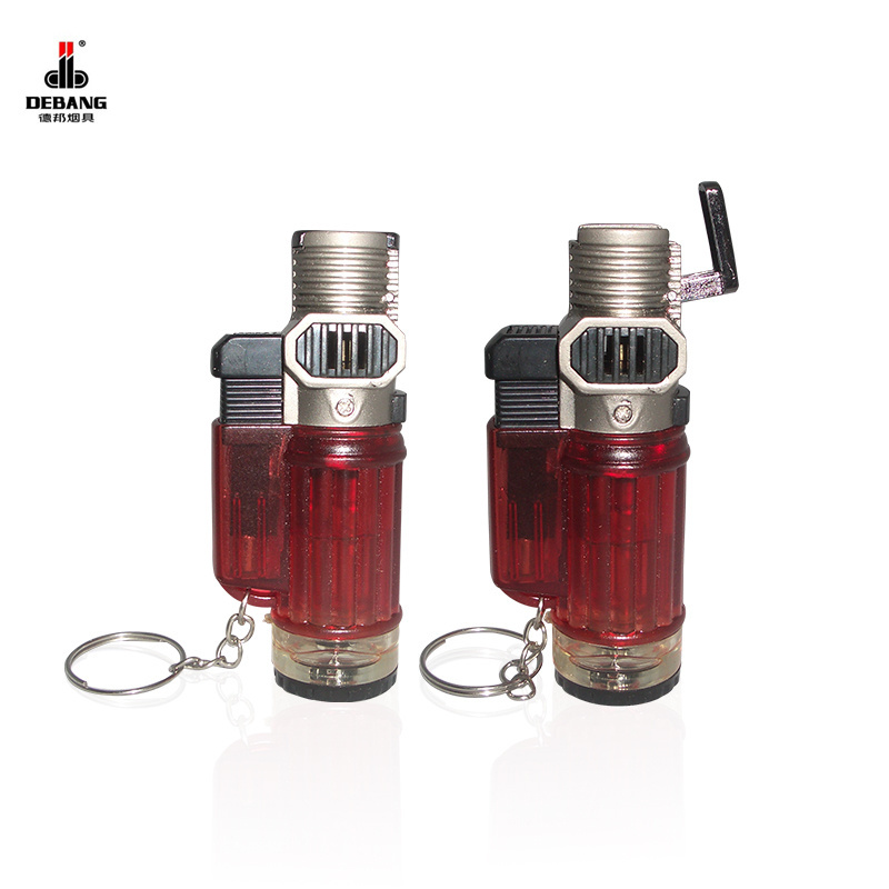 DEBANG Free Sample!! DB-02 CIGAR Refillable Gas LIGHTER pipe sigrate with key chain