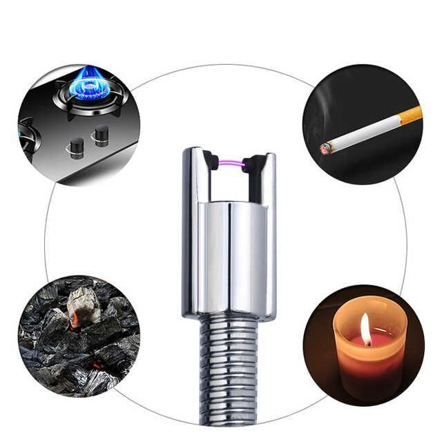 DEBANG hot upgraded USB Rechargeable with Battery Indicator 360 Long  Neck Windproof candle lighter