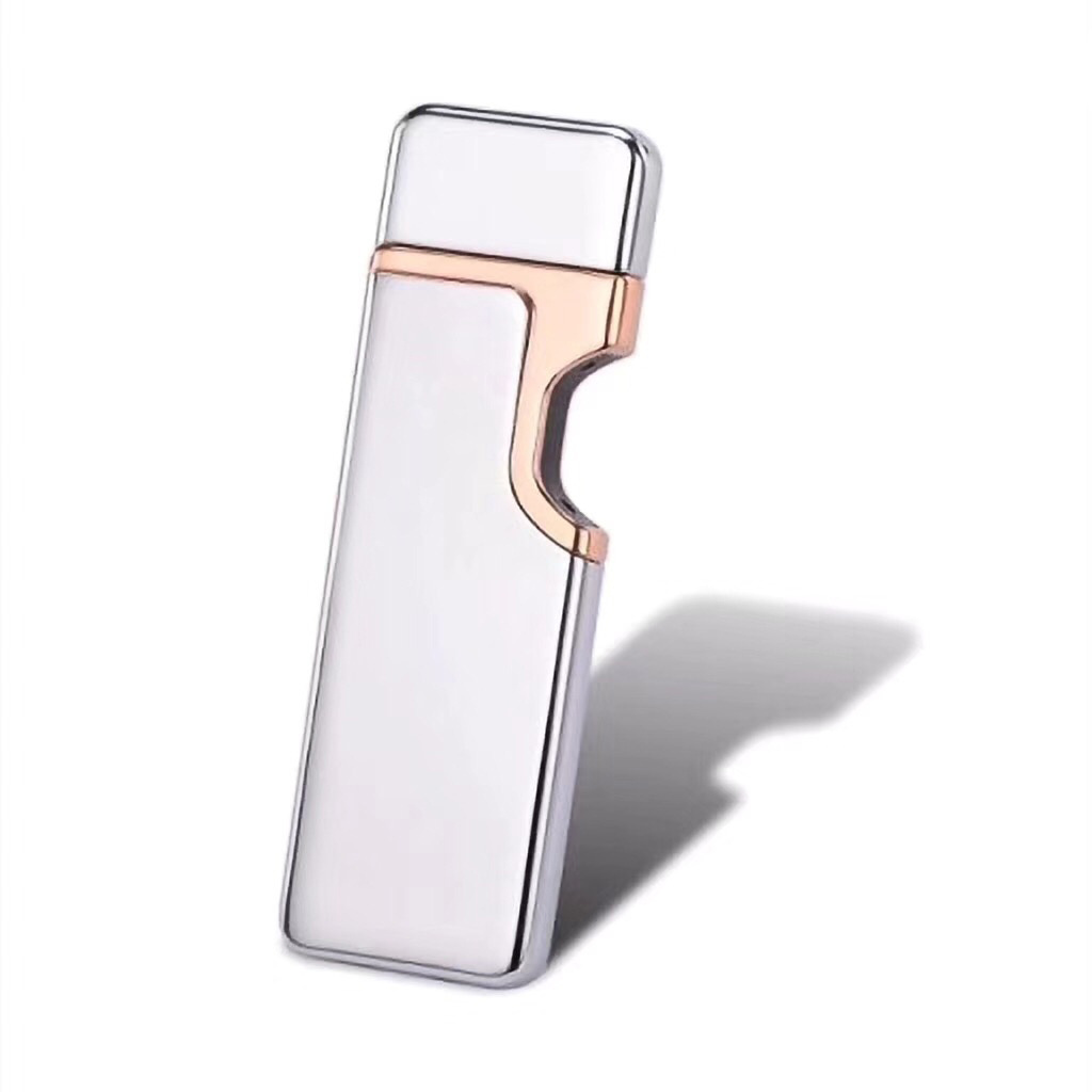 DEBANG portable pocket encendedor plasma designer USB lighter with LED torch screen