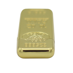 DEBANG Newest Design Cheap Gold Lighter Liquid Butane Refillable Flame Gold Gas Lighter