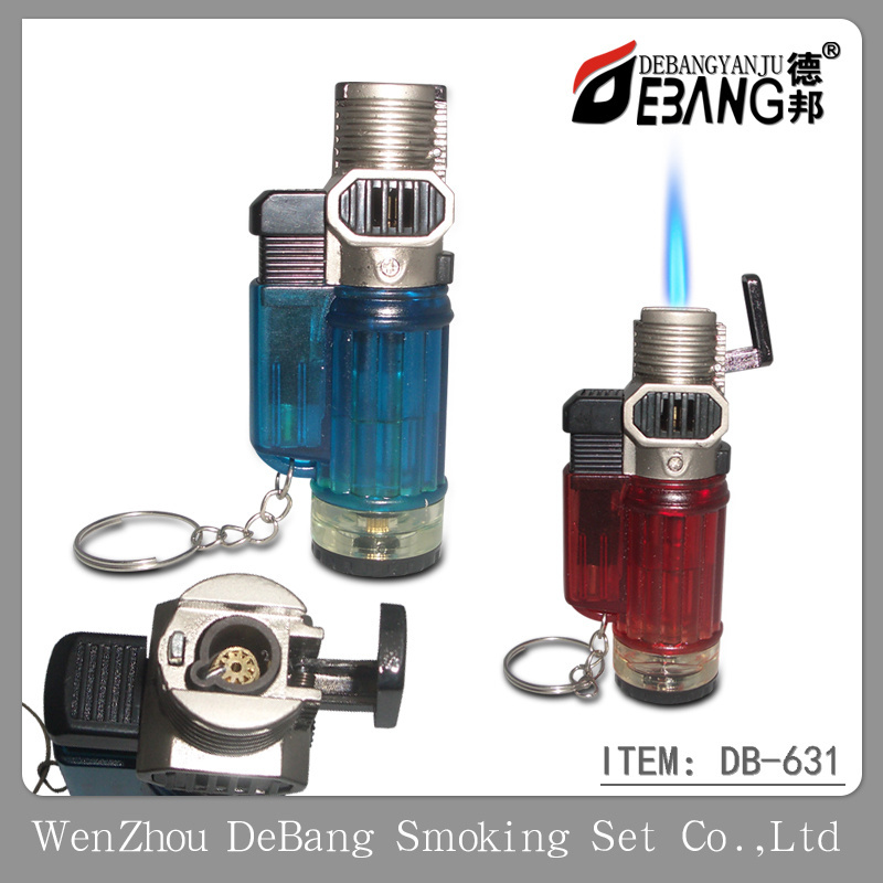 DEBANG Free Sample!! DB-02 CIGAR Refillable Gas LIGHTER pipe sigrate with key chain