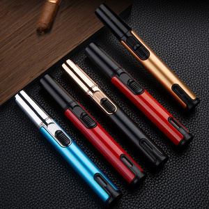 DEBANG Butane Lighters Pen Torch Single Jet Adjustable Butane Refillable for Candle Grill BBQ Camping Welding