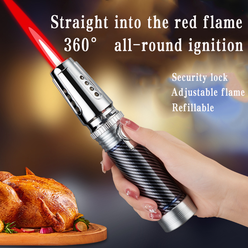 DEBANG torch lighter Multi-Purpose Gas JET  Lighters  for Candle Grill BBQ with safety Lock