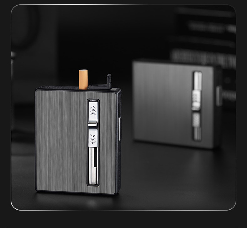 DEBANG New multi-function Lighter ,10pcs cigarette case with Double Lighter for cigarette case for lighters