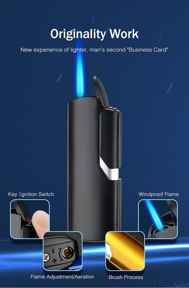 Torch Cigar Lighter,MINI Single Jet Flame Torch Lighter Windproof Refillable Cigarette Lighters,Lighter Torch