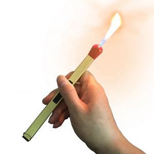 Wholesale Metal Matchstick Shape Long Candle Buane Gas Refillable BBQ Kitchen Flame Lighter