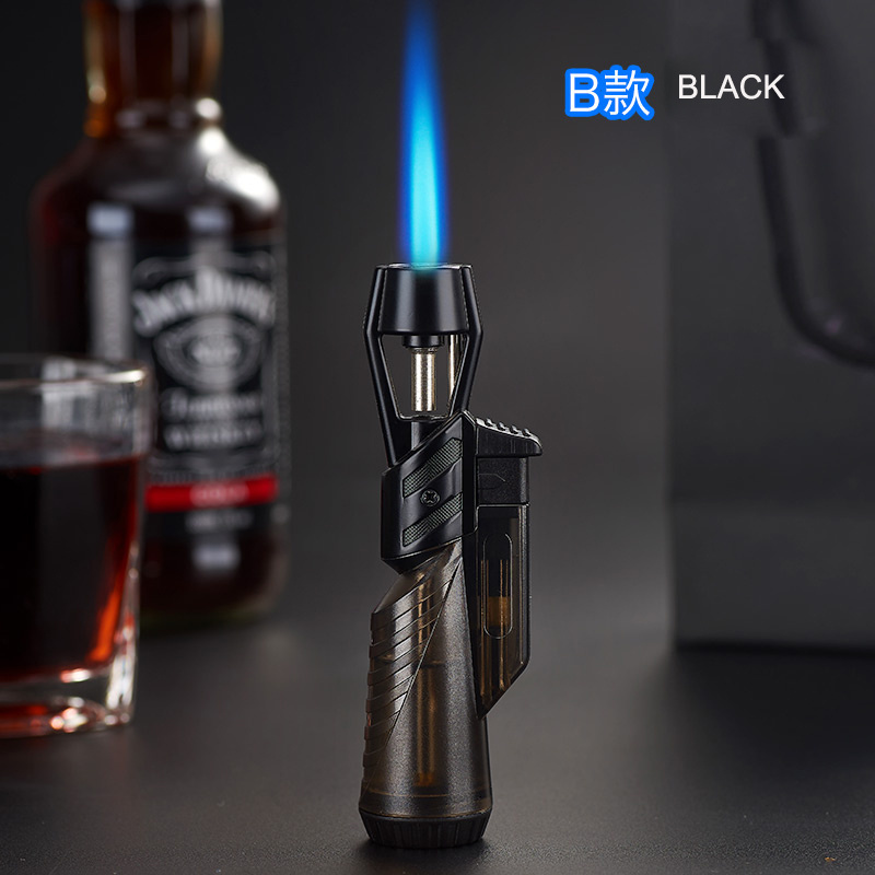 DEBANG Fashion Electric Butane Gas Blow Torch Gun Flamethrower Auto Ignition Camping Welding BBQ Lighter