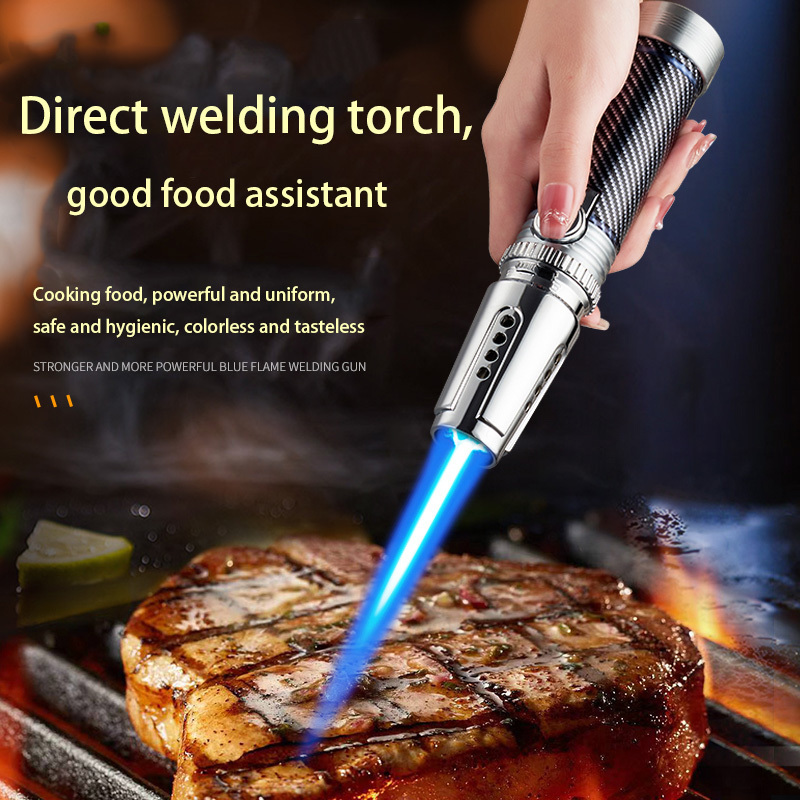 DEBANG Outdoor Camping Gas Lighter Big Jet Flame Fire Torch for BBQ Grill & Fireworks Jet Flame Style Tools for Mans & Candle