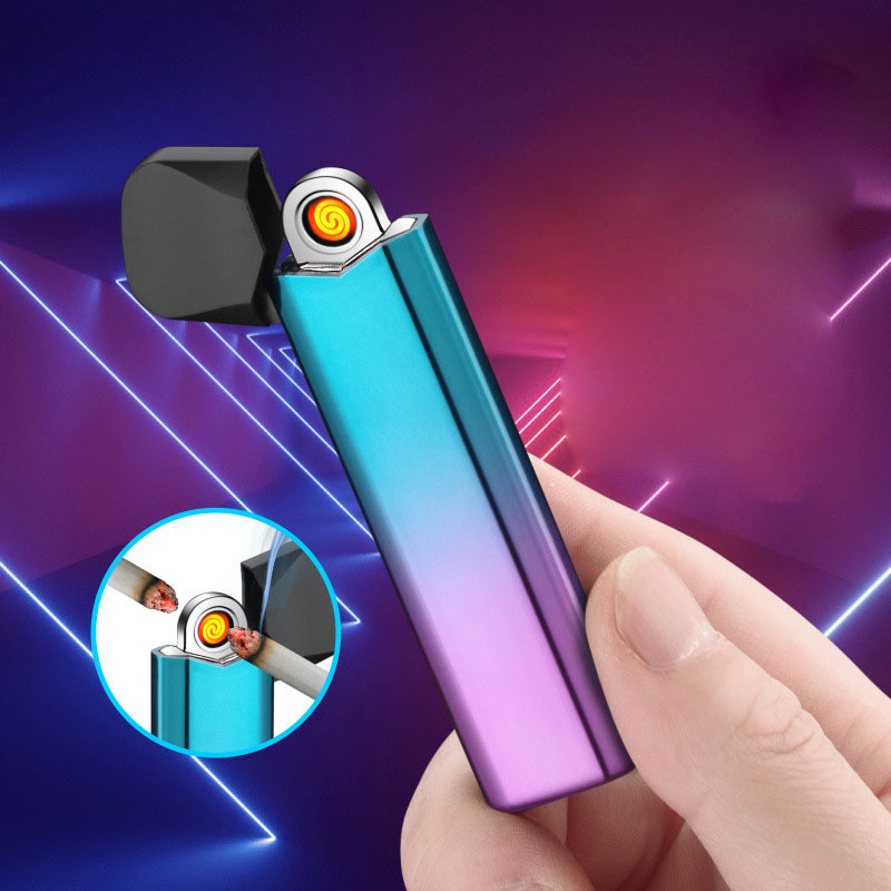 DEBANG   New TYPE-C USB charging electronic  lighters slim  rechargeable electric lighter