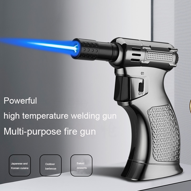 DB-1213 Multi-purpose spray gun lighter for cooking windproof gas refillable jet torch  kitchen lighter