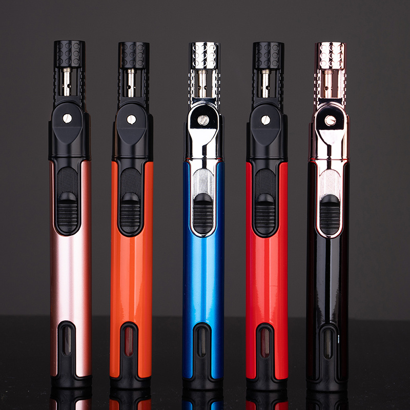 Jet Lighter Popular Design Pocket Size Wholesale High Quality blue Flame Butane Jet Torch Lighter