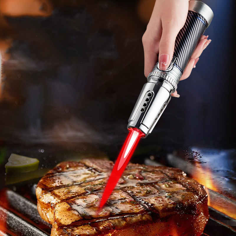 DEBANG torch lighter Outdoor Camping Gas Lighter Big Jet Flame Fire for BBQ Grill Jet Flame Style Tools for Mans & Candle