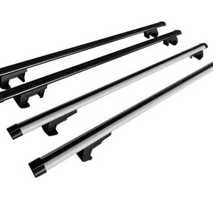 Hot selling black vehicle car roof mounting rack rail bar universal roof rack cross bar with lock