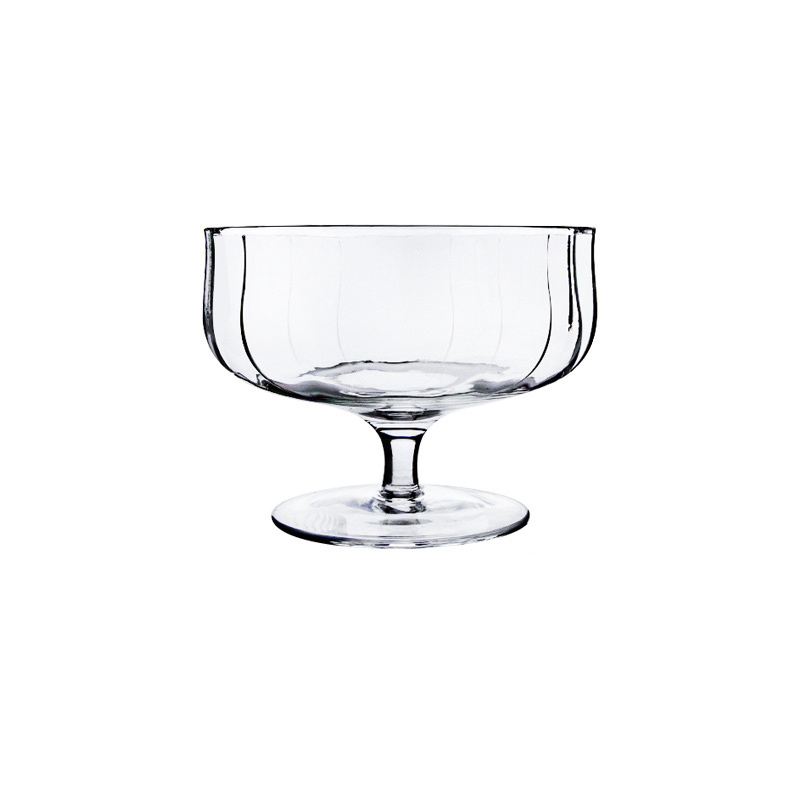 Luxury Bulk Drinking Glasses Crystal and Metal Goblets Classic Cocktail Cups and Ice Cream Glasses with Custom Logo