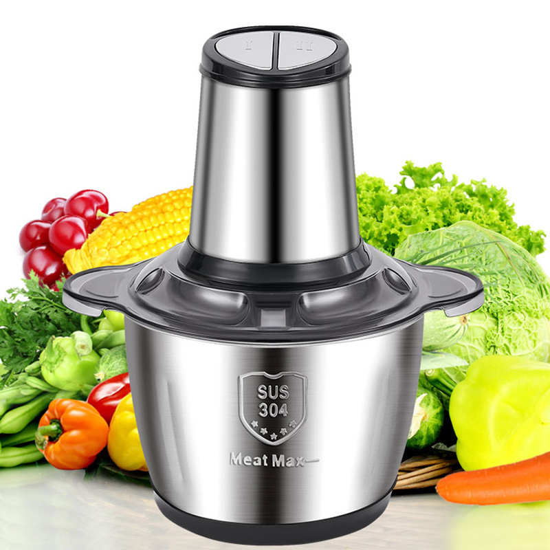 Hot Sell Cheap Factory Price Kitchen Food Meat Mincer Chopper Best Home Mini Stainless Steel 2l 3l Electric Meat Grinder