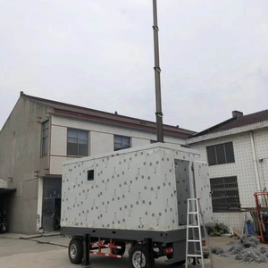 Cell on Wheels Telescopic Telecommunication Cell Towers Equipments