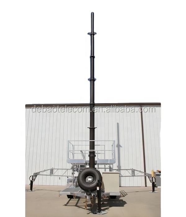 Cow Telescopic Tower GSM Mobile Telecom Communication Antenna Tower