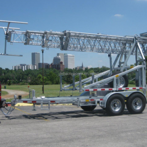 Movable Communication Telescopic Towers Cell on Wheels Towers