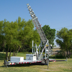 GSM Wireless Antenna Cell on Wheels Tower