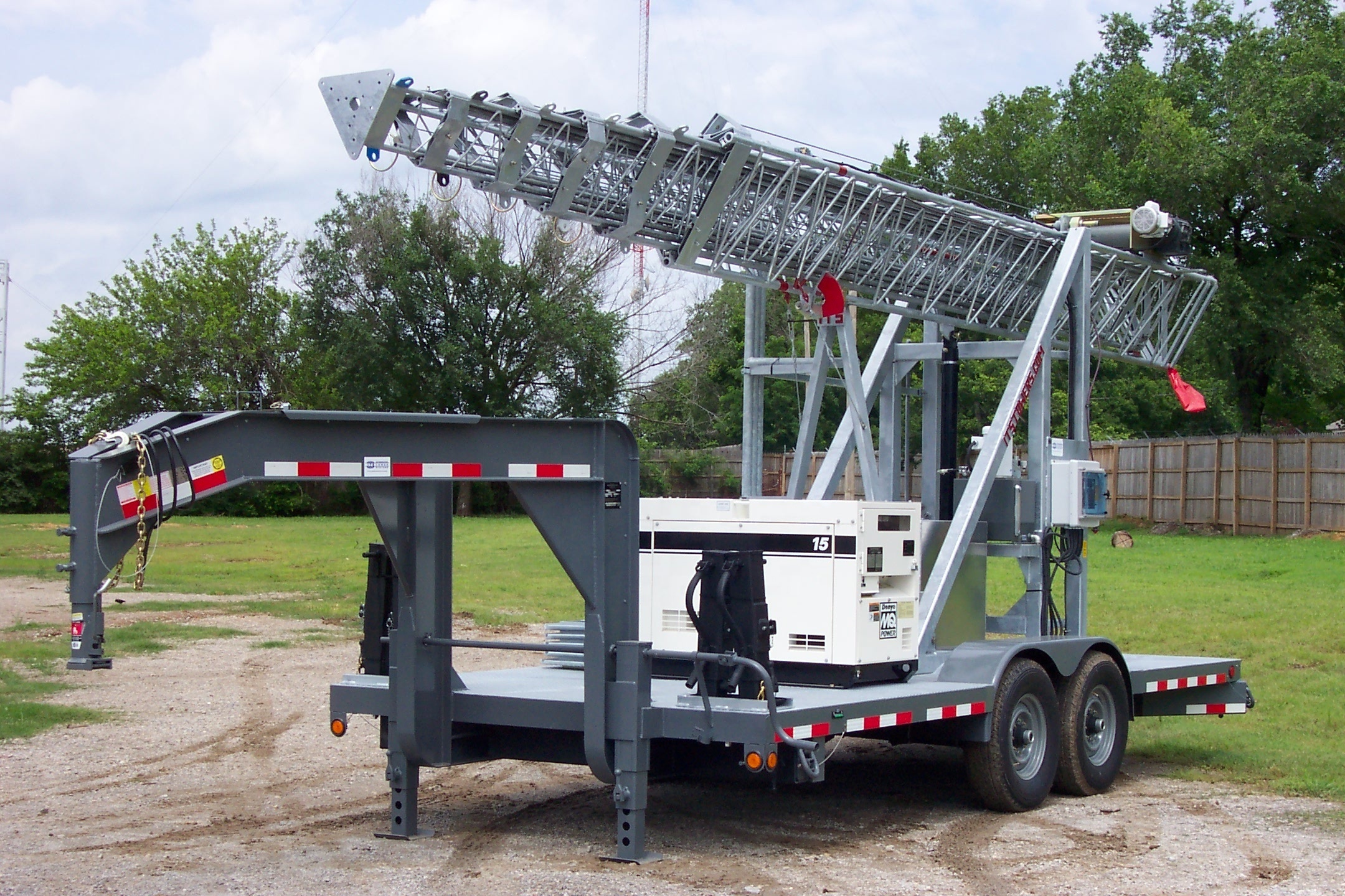 GSM Wireless Antenna Cell on Wheels Tower