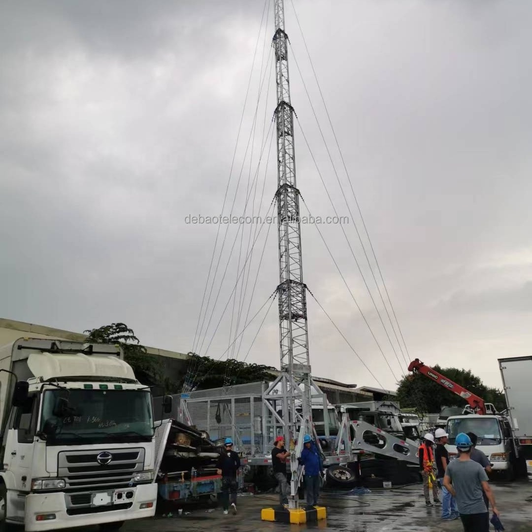 Movable Communication Telescopic Towers Cell on Wheels Towers