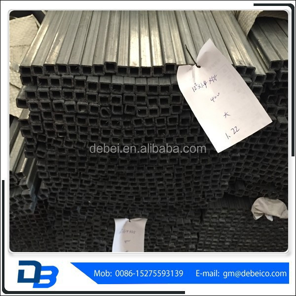 Annealed Iron Ms Square Rectangular Black Tube