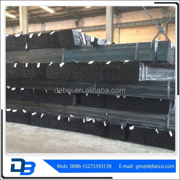 Annealed Iron Ms Square Rectangular Black Tube