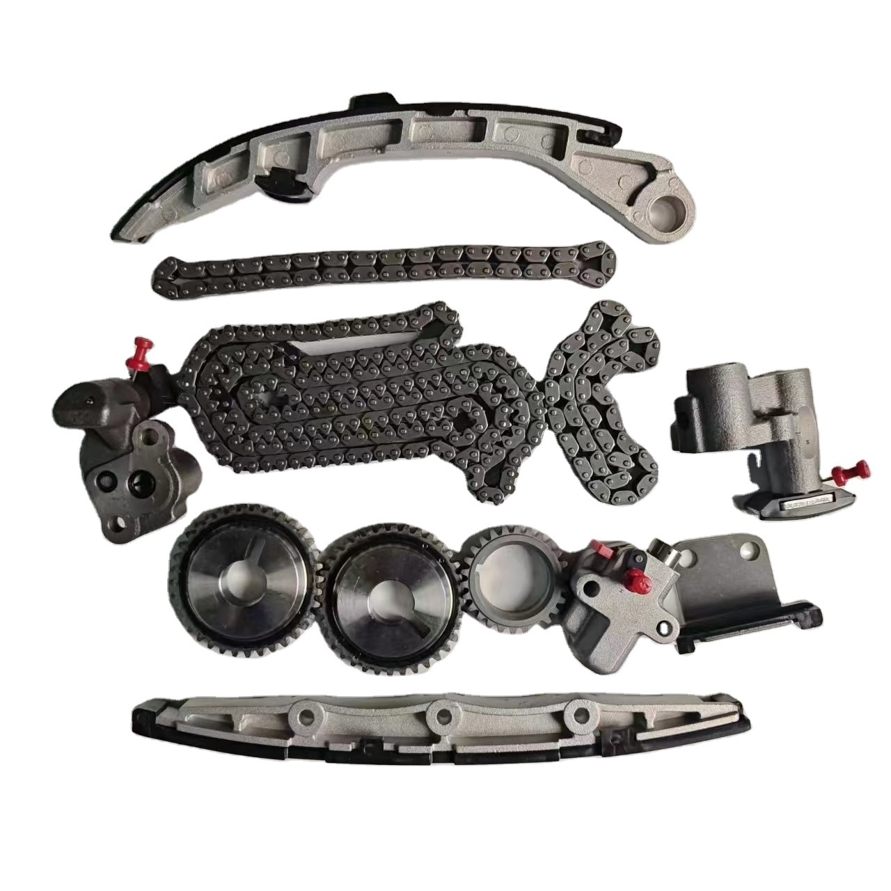 Timing chain kit 13028-AL510 13028-JK20B 13091-AL505 13070-AC700  for VQ23DE/VQ35DE Engine for Nissan Earthsound 2.3 2004-07