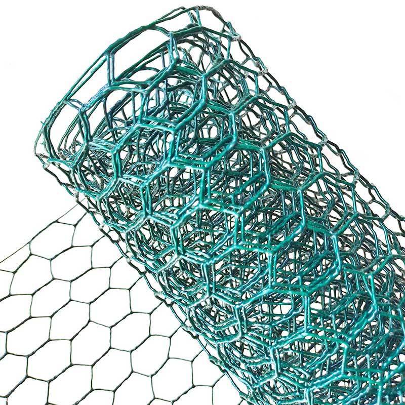 10Mm Galvanized Pvc Coated Hexagonal Wire Mesh Fence Roll Chicken Wire Netting Made In China