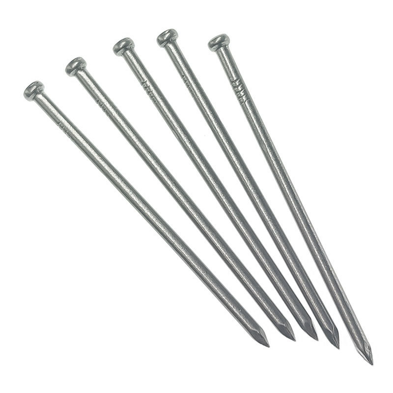 Q195 Q235 2 16 Gauge Galvanized Finish Nails Bullet Head Nails