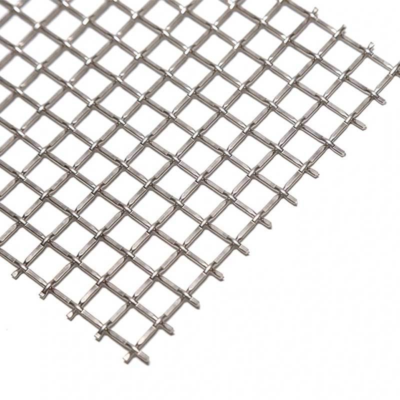 Customized Size Vibrating Stainless Steel Crimped Woven Wire Mesh With 8 Mm Wire For Stones Sieve