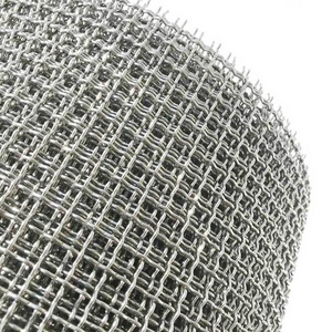 Customized Size Vibrating Stainless Steel Crimped Woven Wire Mesh With 8 Mm Wire For Stones Sieve