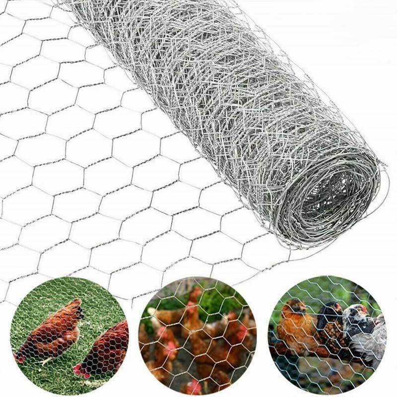 China Factory Hexagonal Decorative Chicken Wire Mesh Fencing Panels For Chicken Pets