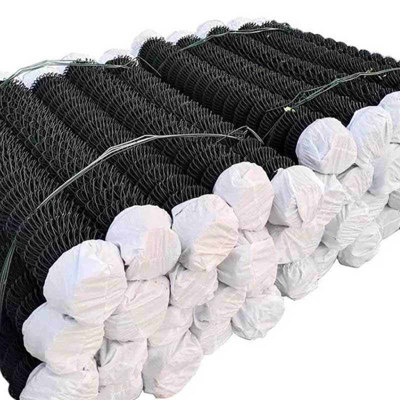 new design cheap price 100 ft roll galvanized pvc coated chain link fence diamond wire fencing