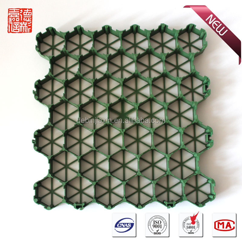 Interlocking plastic floor grass grid for parking Lot pavement