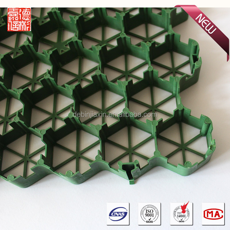 Interlocking plastic floor grass grid for parking Lot pavement