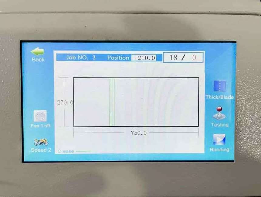 550A Air Suction Auto Feeding Creasing And Perforating Machine