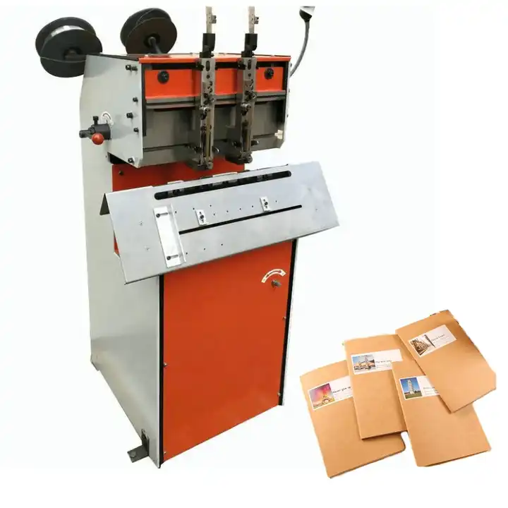 Factory Price Semi Automatic Double Heads Book Saddle Stitching Machine Stapling Machines For Books