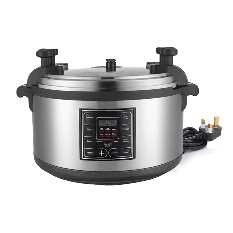 Multifunctional Smart 33Qt 40Qt Kitchen Cookware Set Reserved Timing Stainless Steel 40L Commercial Electric Pressure Cooker