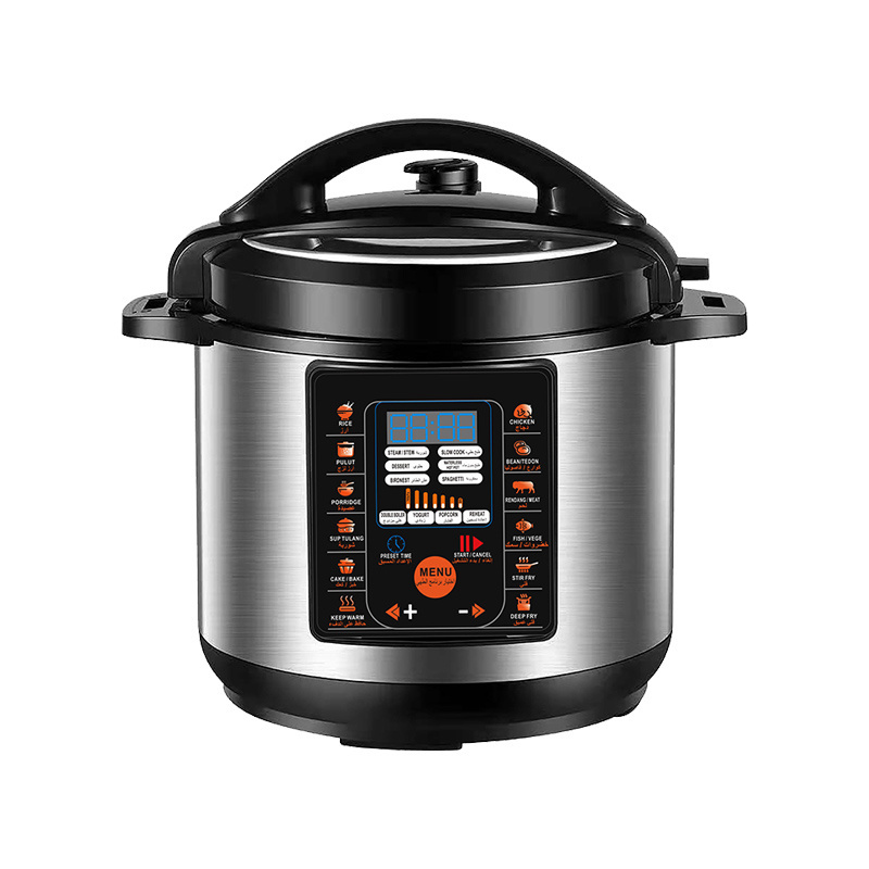 Low Price Large Capacity 10Qt Commercial Electric Pressure Cooker 10L With Pressure Release Device